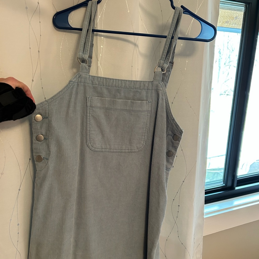 Revolve light blue corduroy, mini dress